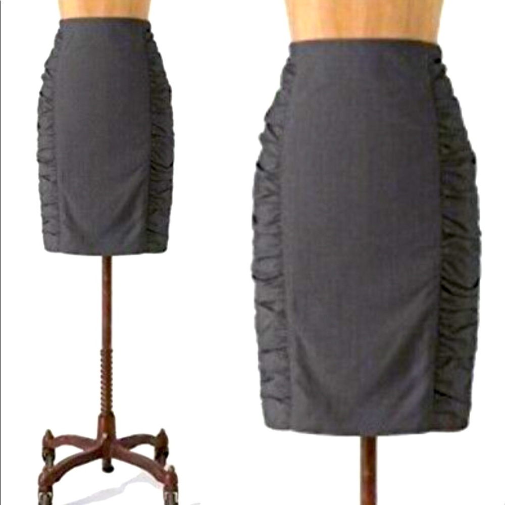 Cartonnier ruched pencil skirt
